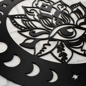 DUBLEZ | Originálny drevený obraz - Mesačné oko