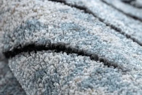 Koberec COZY 8874 Timber sivý/nebeský