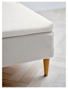 Biela napínacia bavlnená plachta 180x200 cm Calm – Södahl