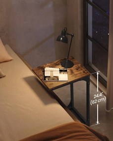 Odkládací stolek Vasagle Pilos hnědý/černý