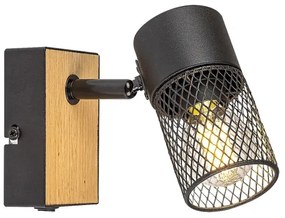 Rabalux 71151 - Nástenné bodové svietidlo METTA 1xE14/40W/230V dub