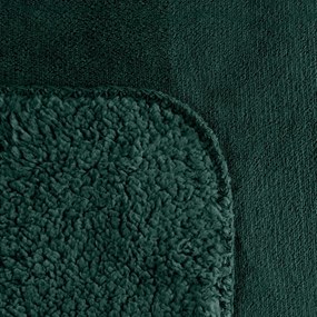 BUKLÉ DEKA TEDY 150X200 CM TMAVOZELENÁ