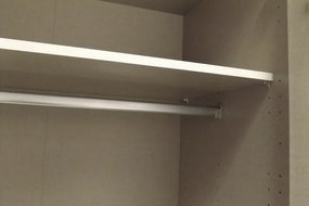 Šatníková skriňa Burano, 225 cm, dub sonoma/biela