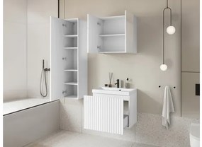 Kúpelňový nábytok Damysos I, Farby: čierny grafit, Sifón: so sifónom, Umývadlová batéria: Maro Blo 020M