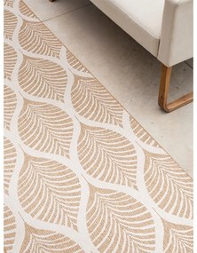 Vnútorný a vonkajší behúň v béžovej a slonovinovej farbe 80x250 cm Duet Liora – NORTHRUGS