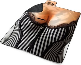 Sablio Plážová deka Korzet: 200x140 cm