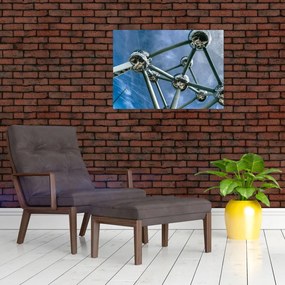 Obraz - atómium v Bruseli (70x50 cm)