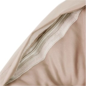 Béžový sedací vak pre deti – vodeodolný, pohodlný a bezpečný