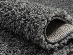 My Flair, Kusový koberec My Shaggy grau, 70x140, šedá, chodba / predsieň