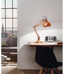Eglo 94704 - Stolná lampa BORGILLIO 1xE27/40W/230V