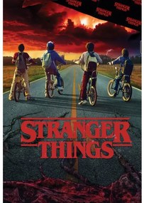 Bavlnené obliečky Stranger Things Storm Guard 140x200/70x90 cm
