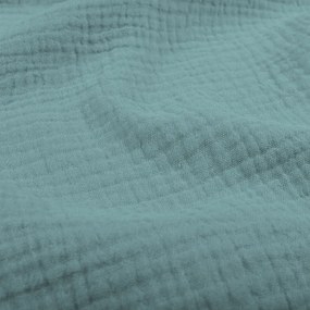 Biante Mušelínová plienka/dečka MSN-050 Pastelovo modrozelená 100x100 cm