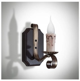 Light4home Nástenné svietidlo GABRIEL 1xE14/40W/230V 30041-cl234-pla000-cp000