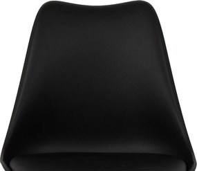 Noela Škandinávska jedálenská stolička SCANDINO čierna