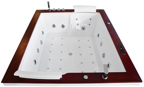 M-SPA - Kúpeľňová vaňa TURBO SPA s hydromasážou 180 x 150 x 67 cm