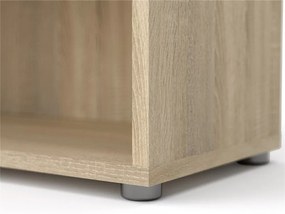 Modulárna knižnica v dekore duba v prírodnej farbe 89x113 cm Prima – Tvilum