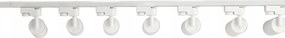 LED koľajnica 2m + 7x GU10 bodové žiarovky - sada
