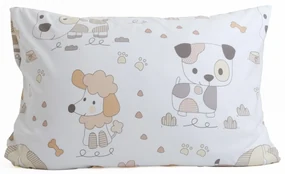 Bavlnená obliečka na vankúš Renforcé 50 x 70 cm – Psia pohoda