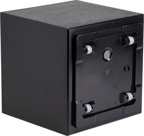 Květináč na kolečkách BETONIQUE 40x40 cm beton černý