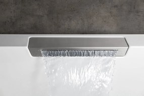 Polysan Polysan, CASCATA L MONOLITH obdĺžniková vaňa 180x80x60cm, kaskáda nerez, 73836ML.100