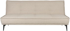 Béžová rozkladacia pohovka z textílie buklé 184 cm Cielke – White Label