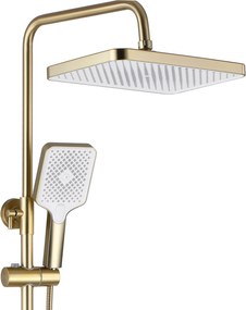 Rea Hass, sprchová zostava s vaňovou batériou, zlatá matná, REA-B9972