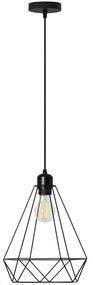 Toolight - Stropná lampa Reno 1xE27 180986, čierna, OSW-00011