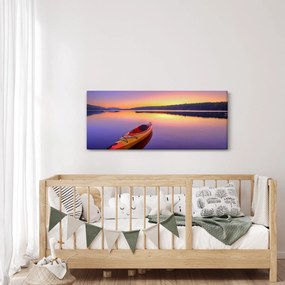 Obraz - Kajak na jazere (120x50 cm)