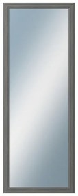 DANTIK - Zrkadlo v rámu, rozmer s rámom 60x160 cm z lišty STEP tmavošedá (3021)