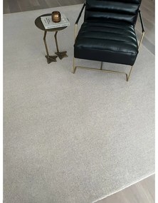 Krémovobiely vlnený koberec 133x190 cm Calisia M Smooth – Agnella