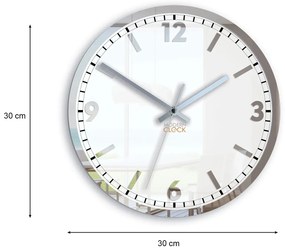 Nástěnné hodiny Solar 30 cm zrcadlové