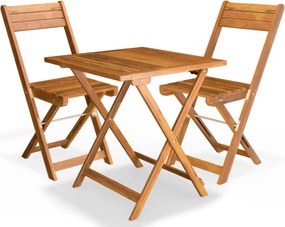 Balkónový nábytok VITEK, 1+2, prírodná hnedá Casaria