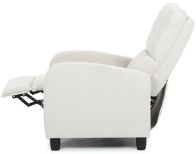 Autronic BONTEC Relaxačné kreslo, béžová, menčestrová látka, TV-4011 BGE2 Farba: Šedá