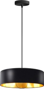 Toolight Toolight, stropné svietidlo 1xE27 APP1333-1CP, čierna-zlatá, OSW-00949