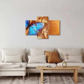 Obraz - Modrý motýľ (90x60 cm)