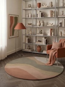 Koberec Ted Baker Chelsea Flood krémový / viacfarebný kruh
