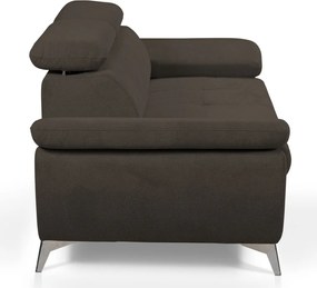 Trojsedák Gisele, tmavo hnedá espresso látka