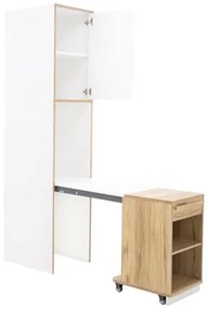 Knižnica s výsuvným písacím stolom S-ROOM