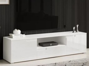 TV skrinka Spice, biela lesk%