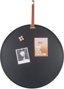 PRESENT TIME Sada 2 ks: Magnetická nástenka Perky čierna ∅ 50 cm