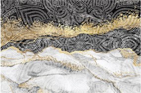 Obraz - Mandala v mramore (90x60 cm)
