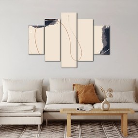 Obraz - Béžová abstrakcia (150x105 cm)