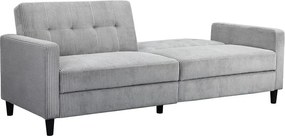 Svetlosivá menčestrová rozkladacia pohovka 82 cm Hartford – Støraa