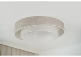 Brilagi - LED stmievateľné svietidlo DOVER SHINE LED/24W/230V sivá/krémová + diaľkový ovládač