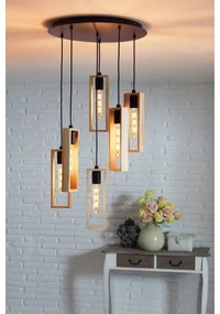 Eglo 44054 - Závesné svietidlo na lanku LITTLETON 6xE27/60W/230V