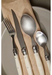 Antikoro príbor v krémovej a prírodnej farbe 16 ks Swiss – Premier Housewares