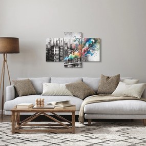 Obraz - Priemyselný život (90x60 cm)