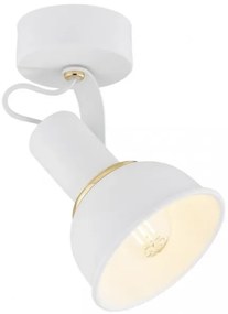 Argon 4899 - Bodové svietidlo TWIST 1xE14/7W/230V biela/zlatá