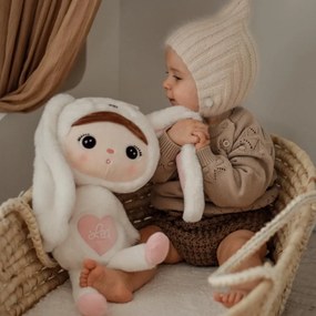 Mojkáčik - Bábika zajačik krémová 48 cm