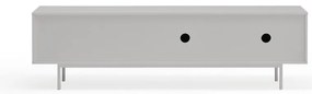 TV stolík v dekore duba v šedo-prírodnej farbe 180x52 cm Sierra – Teulat